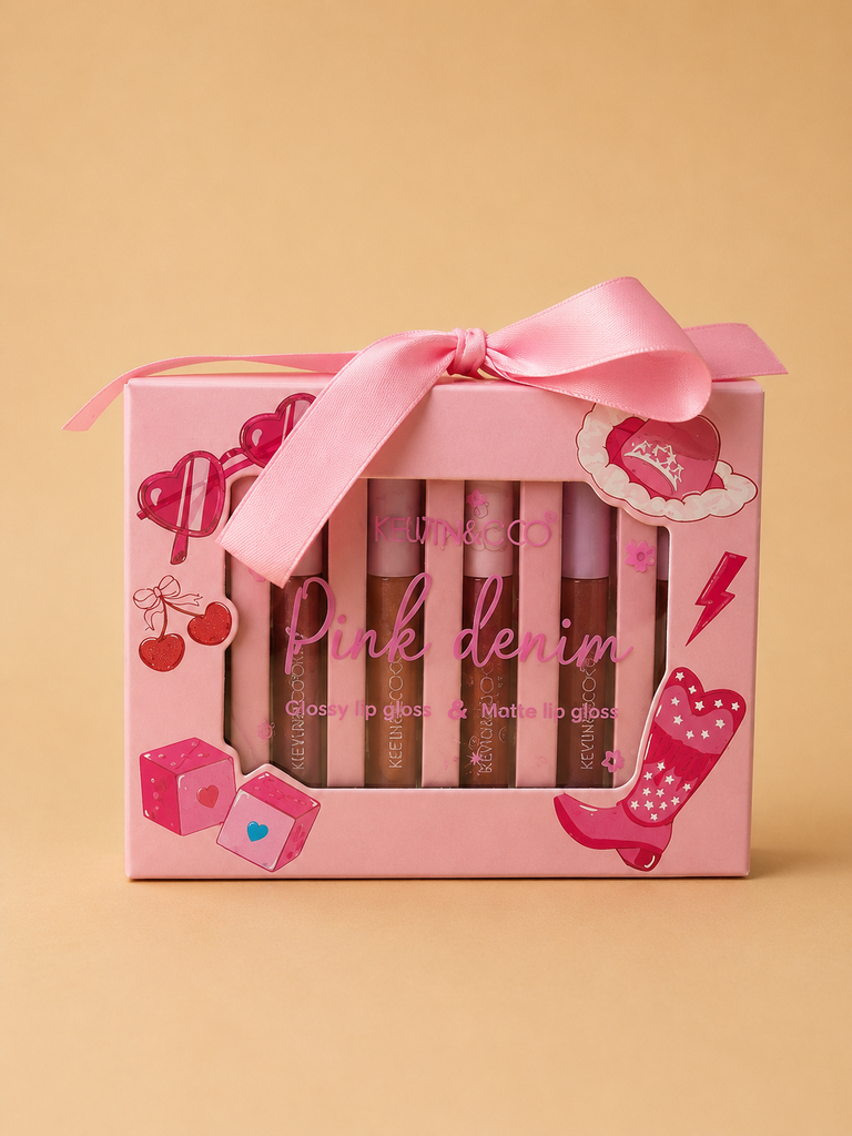 Pack glosses shiny