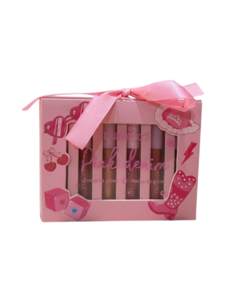 Pack glosses shiny